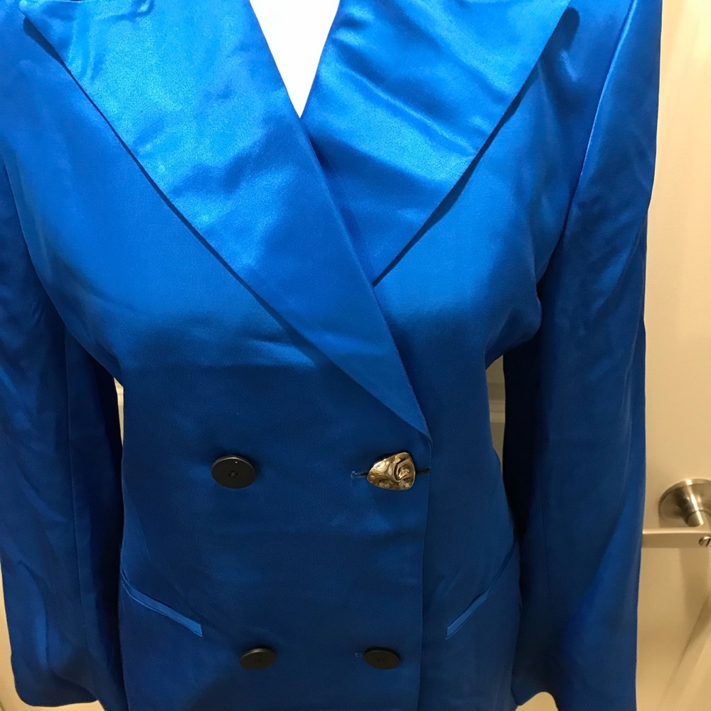 Massimo Dutti Royal Blue Women's Blazer